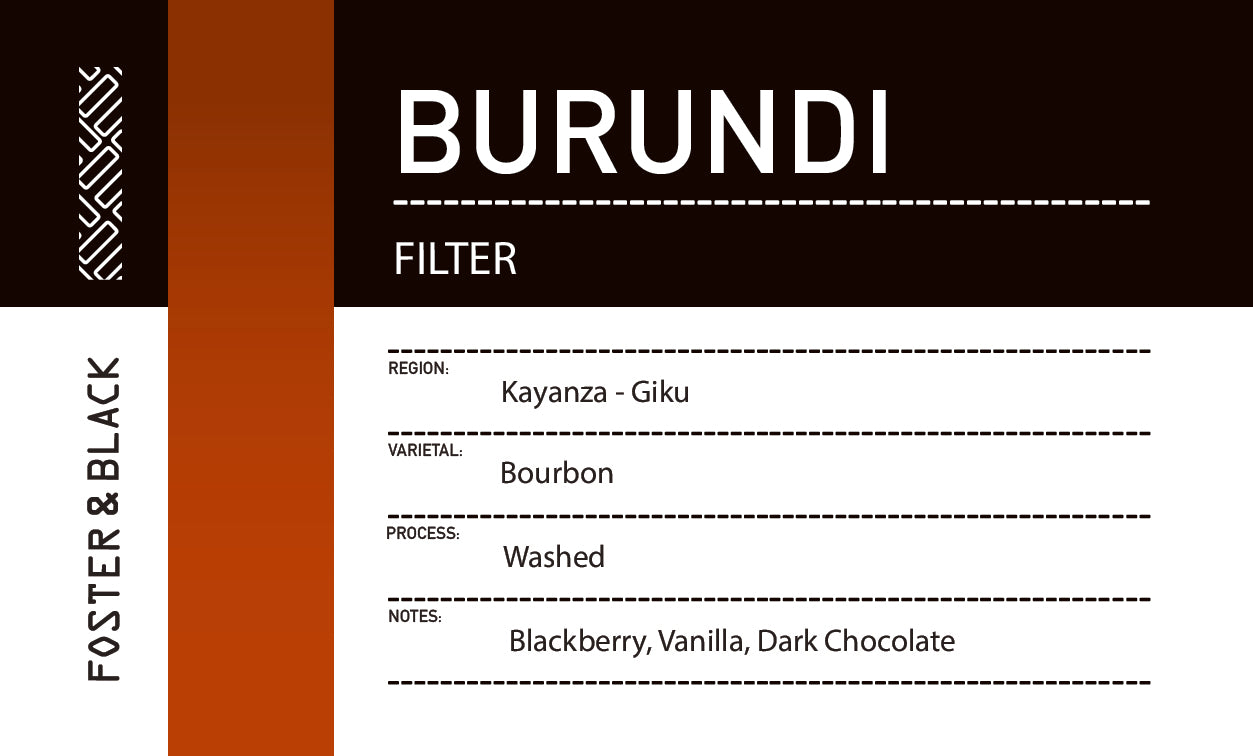 Burundi - Kayanza Giku {Filter}